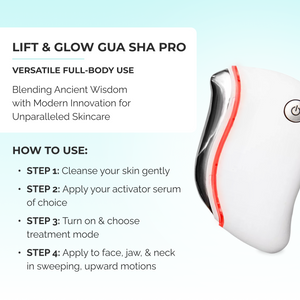 New Year | Lift & Glow Gua Sha Pro + 3 Free Serums Trial Subscription