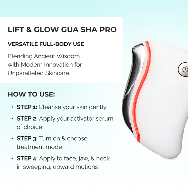 New Year | Lift & Glow Gua Sha Pro + 3 Free Serums Trial Subscription