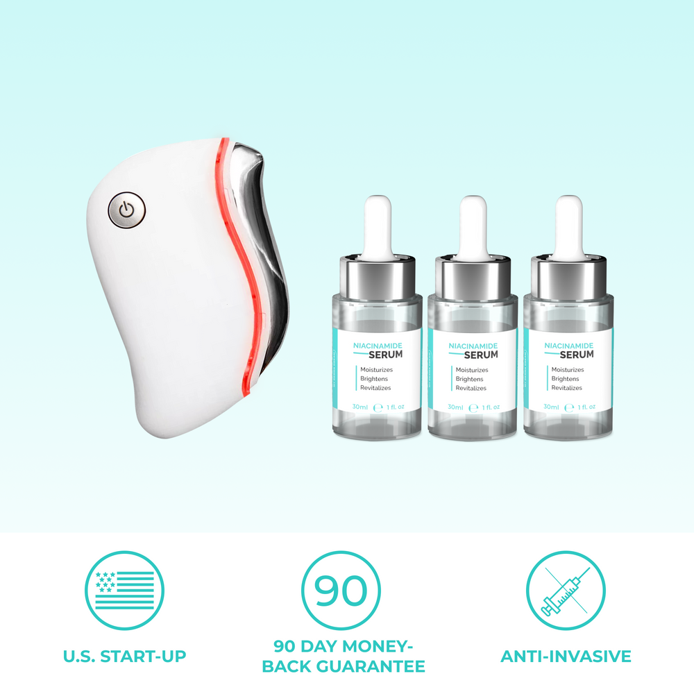 Guasha Pro + 90 Day Niacinamide Serum