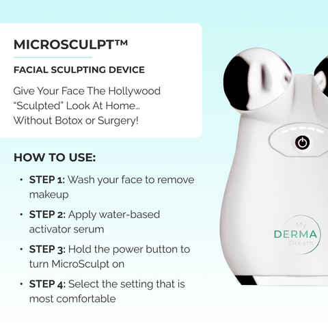 MicroSculpt™ | Microcurrent Facial Sculpting Device