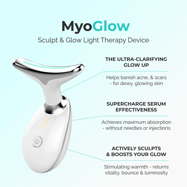 1x DermaGlow LED Mask + 1x Myoglow + Free Notox Serum