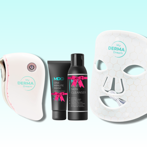 DermaGlow + FREE Gua Sha + FREE Gentle Skin Cleanser + FREE One Minute Mask